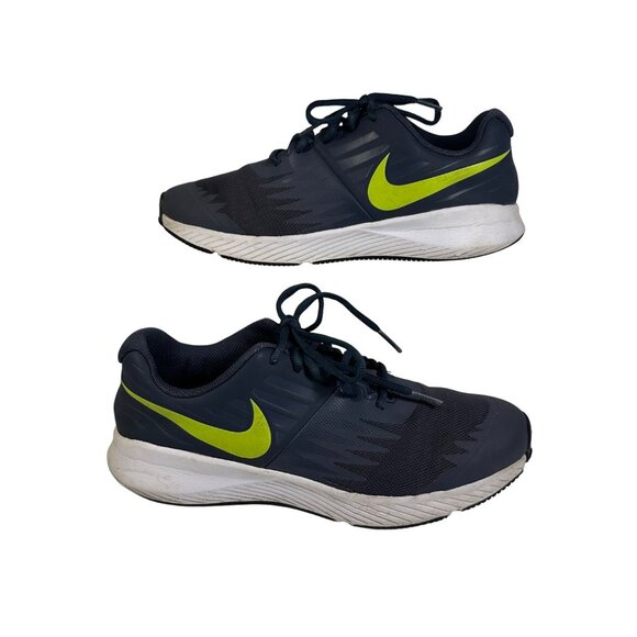 Nike Star Runner Youth Shoes Blue SZ 7Y Mesh Lightweight Athletic Sneakers - Picture 1 of 8